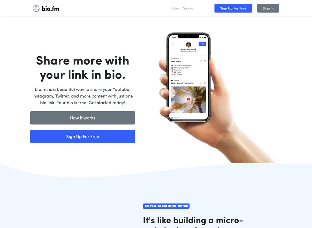 Bio.fm Screenshot